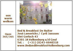 Bed & Breakfast De Ruiter (+31) (0)43-6040318