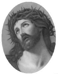 Christus met doornen kroon naar Guido Reni (op bidprentje)