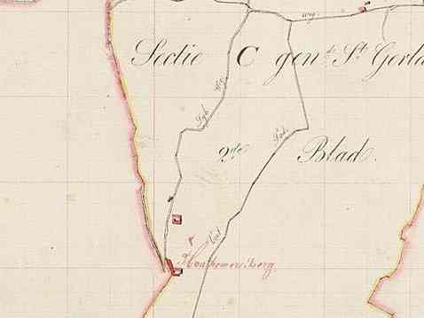 kadastrale kaart van ca. 1850