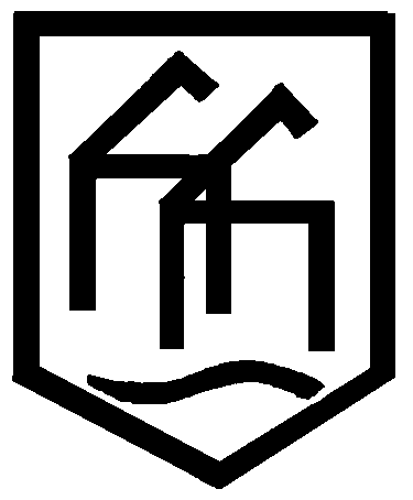 Logo van Heemkundevereniging Houthem-St. Gerlach (zwart-wit)
