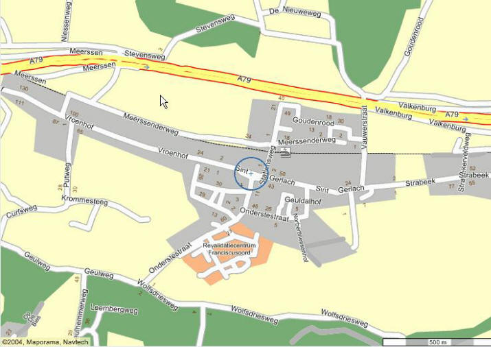 Plattegrond van Houthem