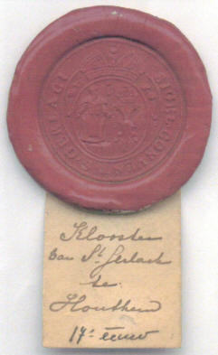 Zegel, 17e eeuw, van het klooster St. Gerlach